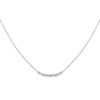 ファセット ミラクル プラチナ シンプルライン〕純プラチナ ネックレス