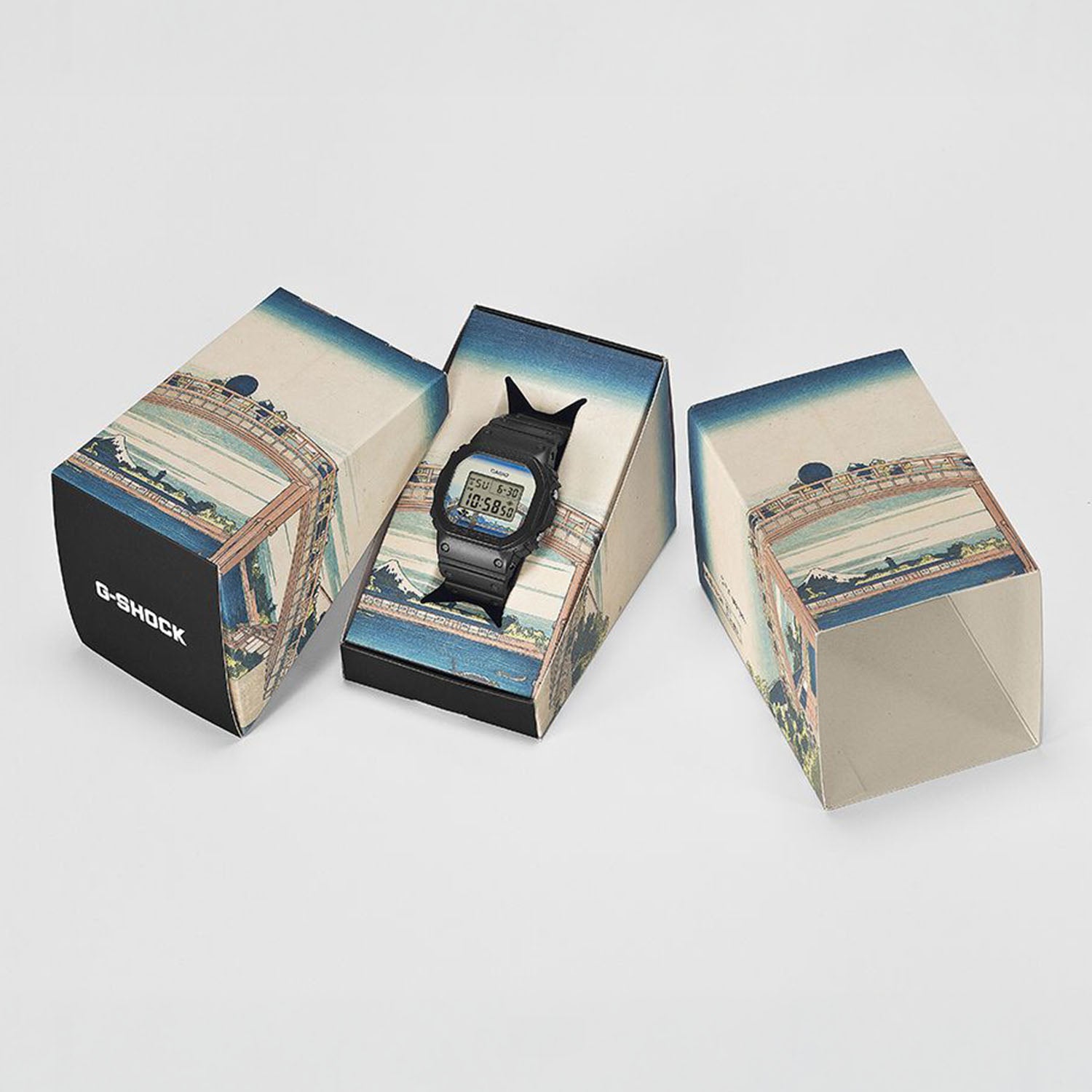 Gショック】葛飾北斎「深川万年橋下」 / 5600シリーズ / DW-5600KHFM25