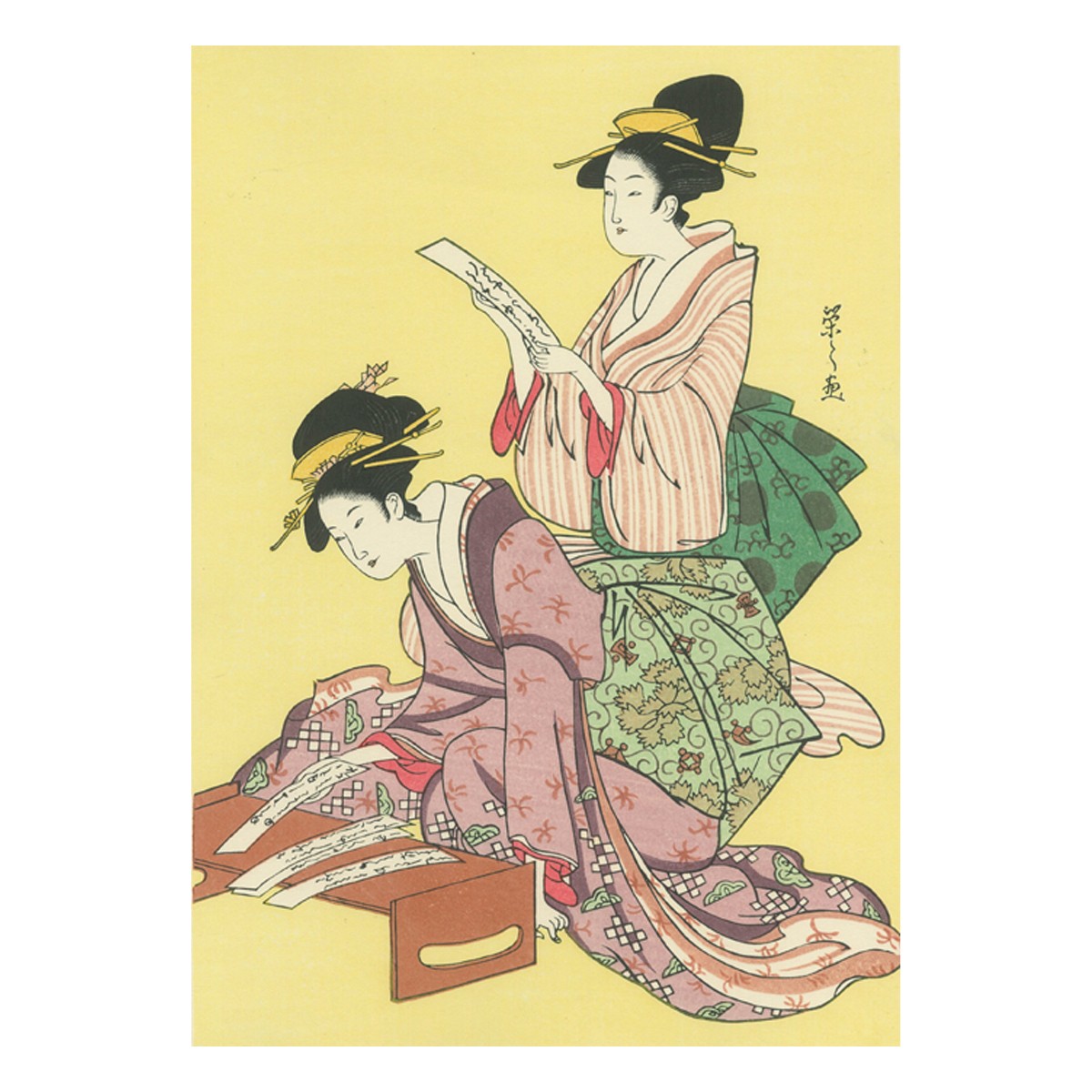 復刻版浮世絵 (錦絵)すべて『U1-14 徳力版画 木版画 復刻版浮世絵 鳥高