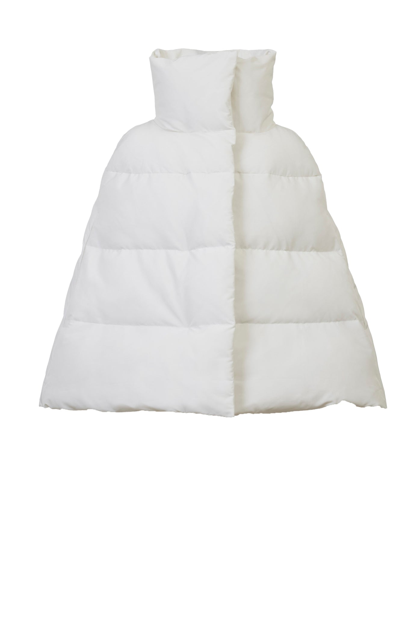 Poncho Down Coat | Pearl – MYLAN ONLINE SHOP