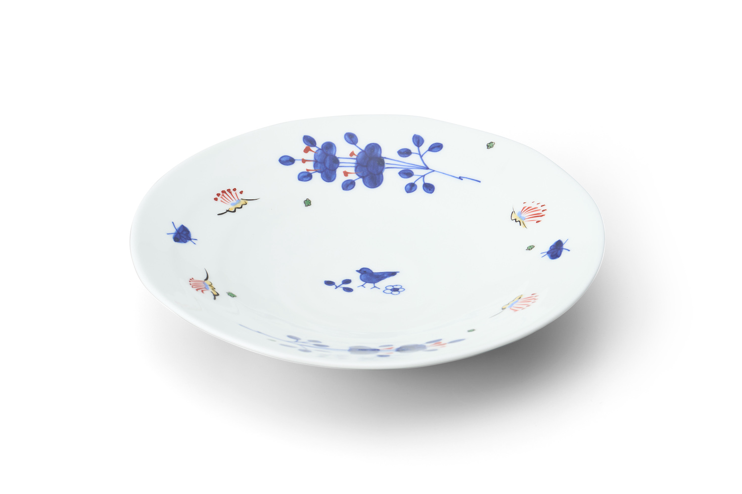 錦花唐草変形8寸皿 | [伊万里鍋島焼窯元] 瀬兵窯オンラインショップ