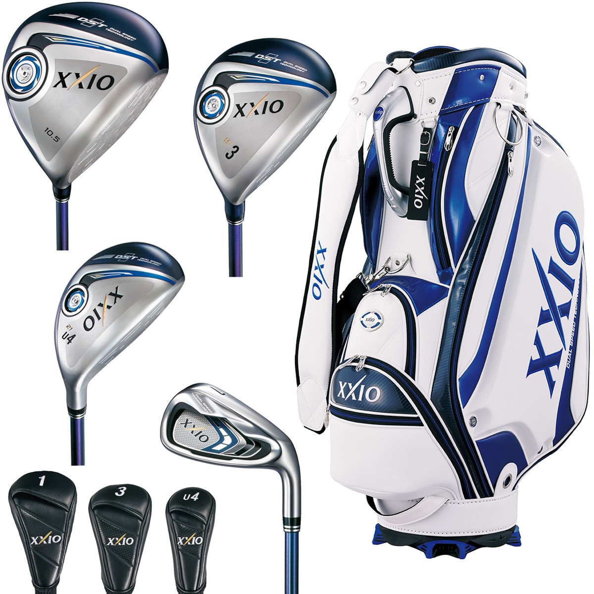 ゼクシオクラブ＆キャディバッグセット(クラブセット（単品）)|XXIO