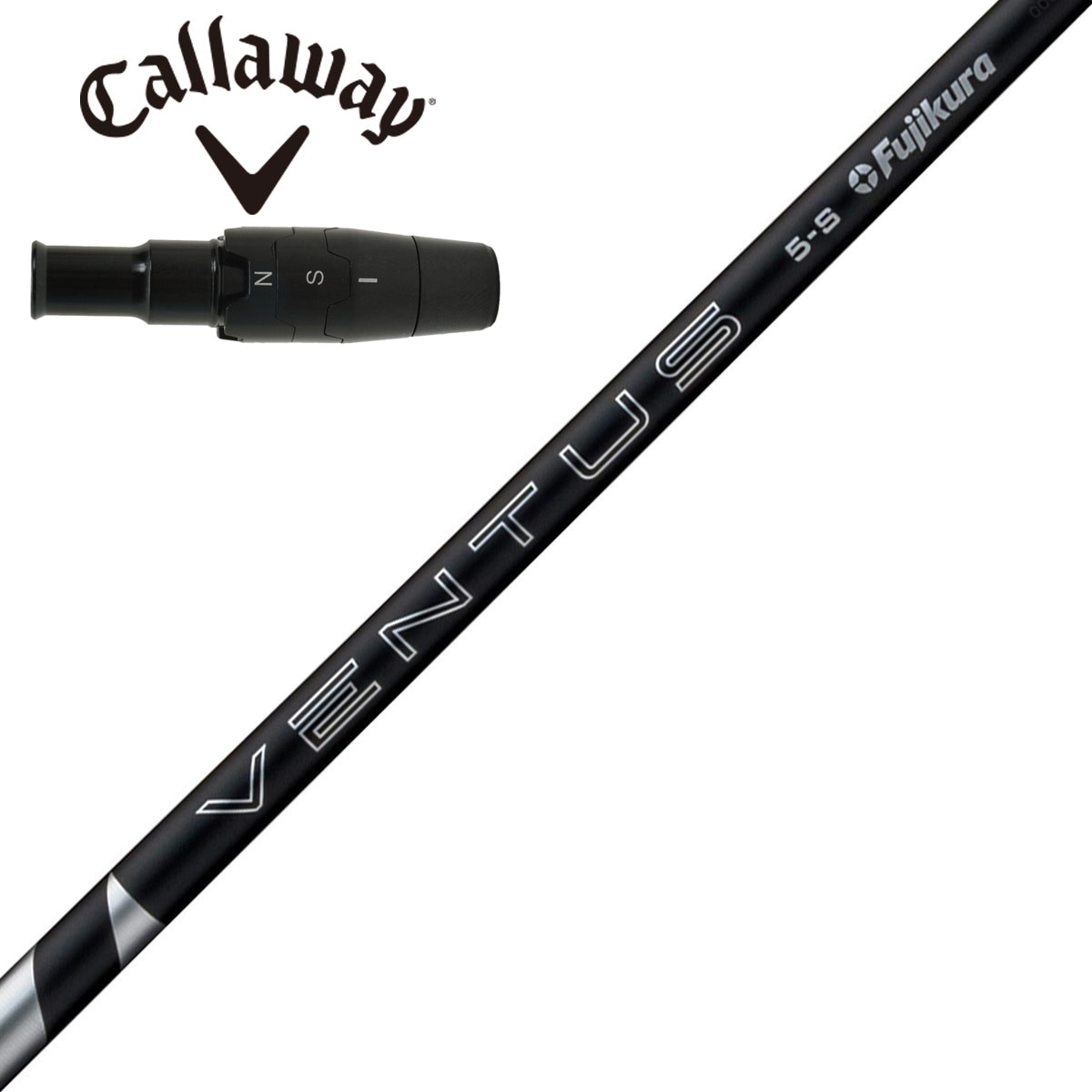 キャロウェイドライバー用 24 VENTUS BLACK スリーブ付きシャフト