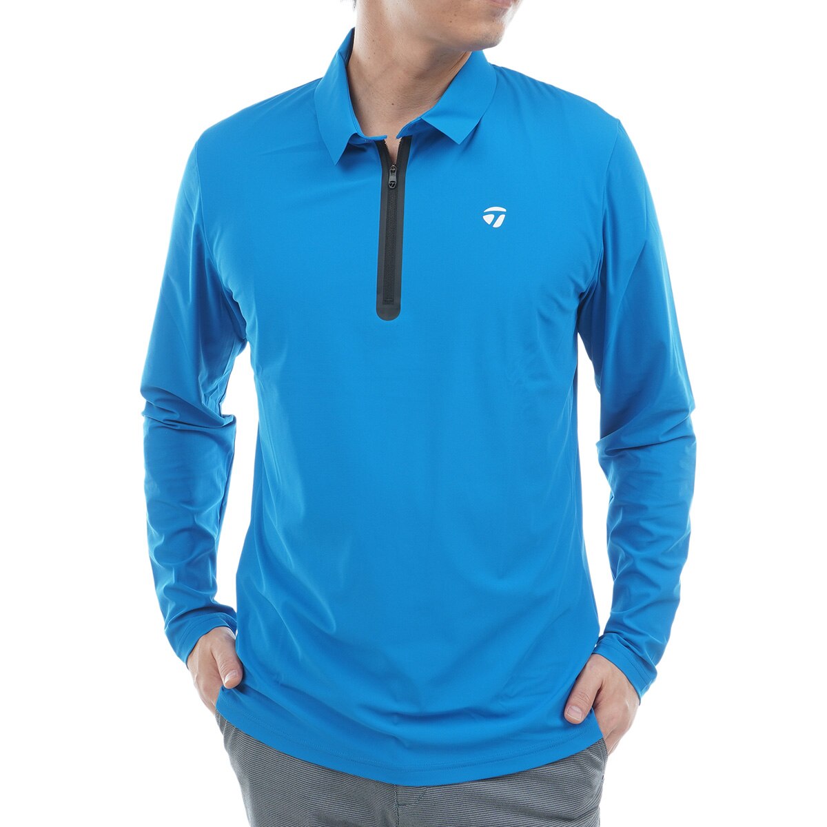 ストレッチ エッジド長袖ポロシャツ(長袖シャツ・ポロシャツ)|Taylor