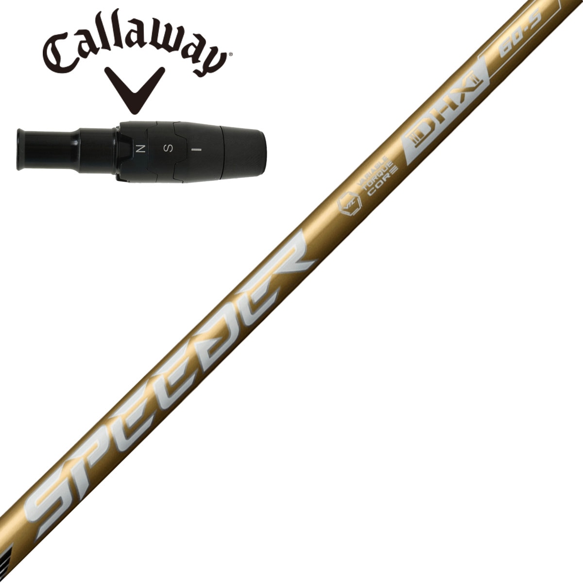 キャロウェイドライバー用 SPEEDER NX GOLD スリーブ付きシャフト