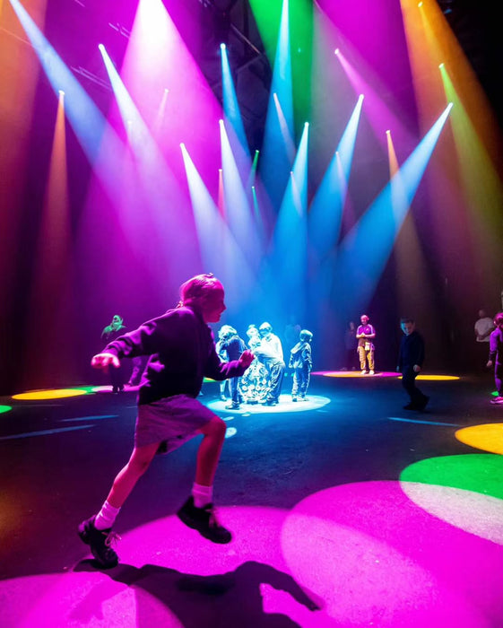 IMRELAX 200W LED ビーム スポット ウォッシュ ズーム 4 in 1