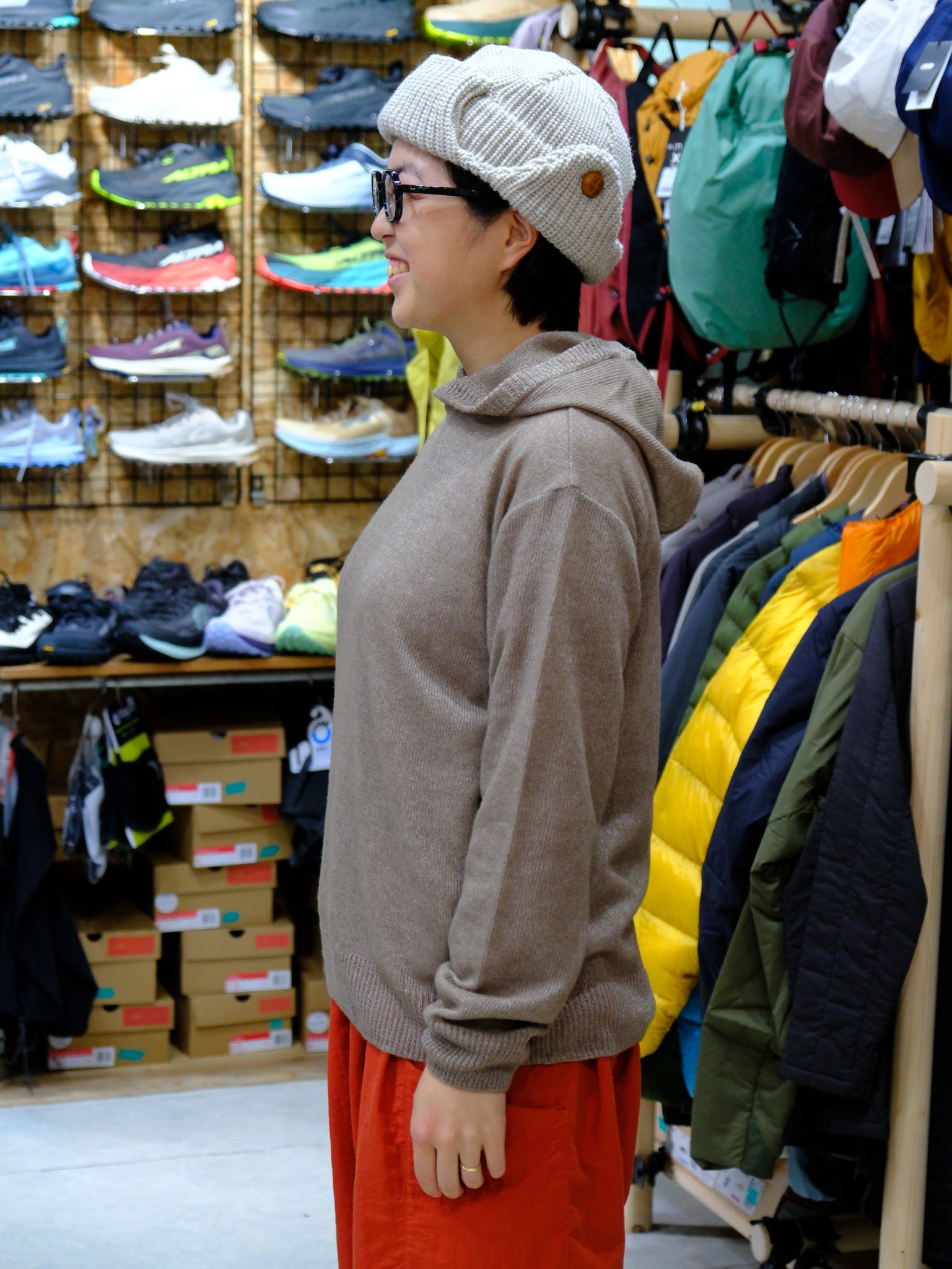 ROAR RELAX HOODY（臭わない・ウール混のオクタ・ゆったりシルエット