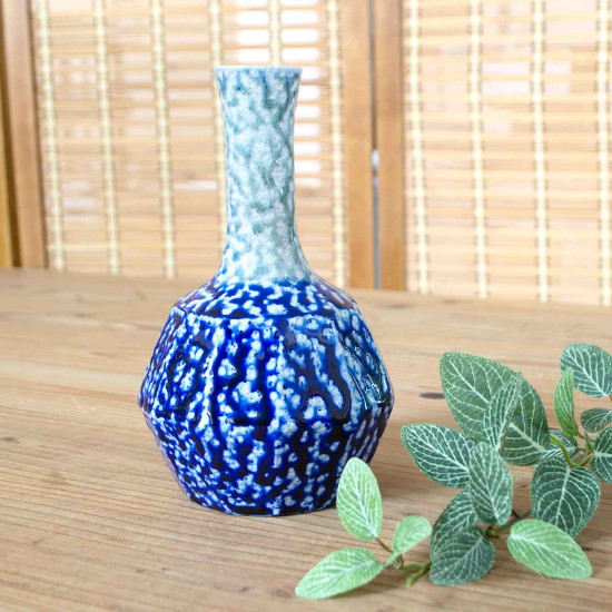 和雑貨 四季彩堂 オンラインショップ / 益子焼 面取り花入れ