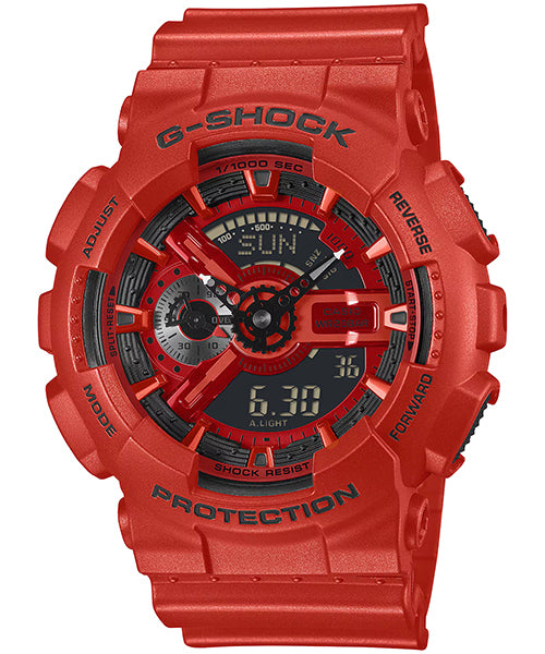 G-SHOCK アイコニック スタイルズ レッド ブラックアクセント DW