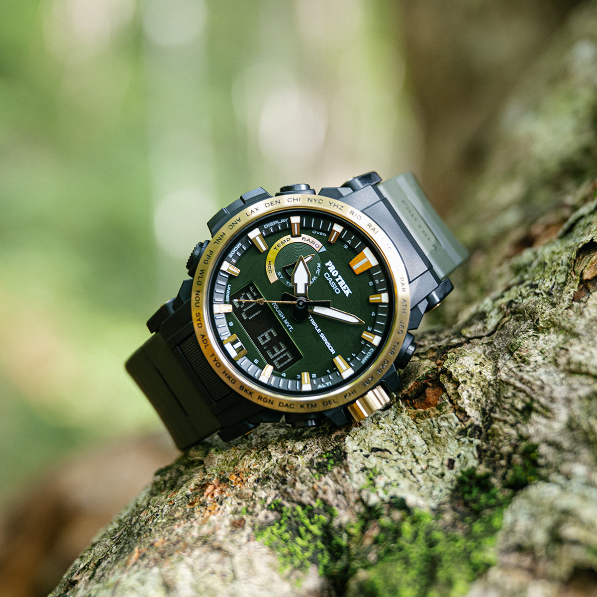 プロトレック 30周年記念モデル 木漏れ日 PRW-61ANS-3JR メンズ 電波