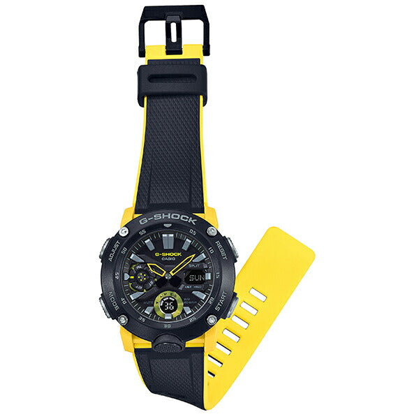 G-SHOCK GA-2000-1A9JF メンズ アナデジ カーボンコアガード イエロー