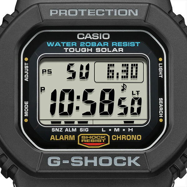 G-SHOCK G-5600UE-1JF メンズ ソーラー デジタル 樹脂バンド ブラック