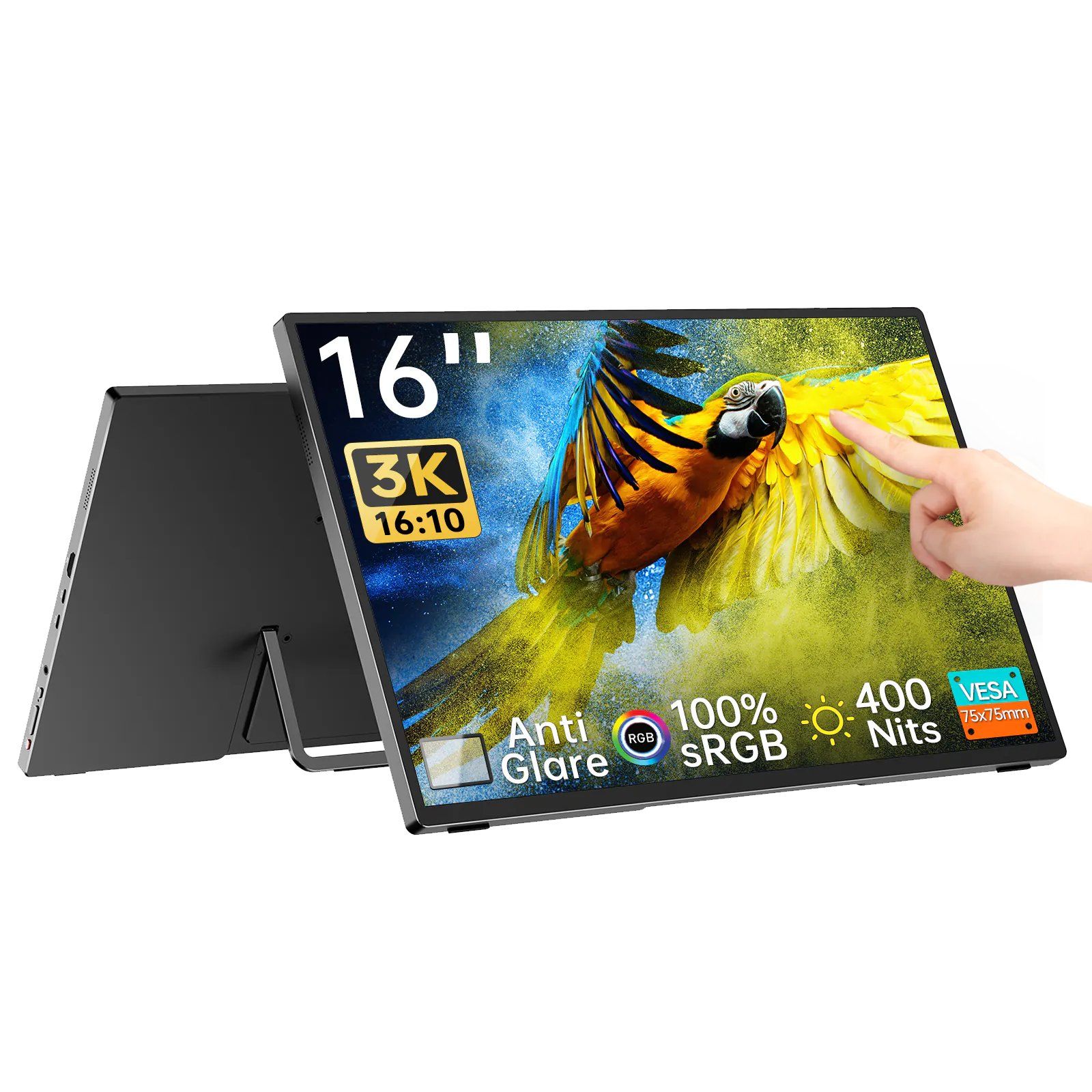 Intehill - U16ZT Portable Touch Monitor - 16