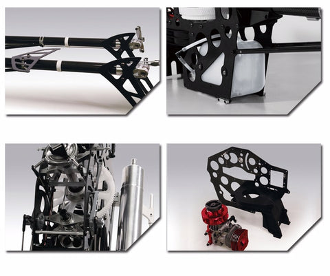 Thunder Tiger RC Helicoptor Raptor 90 G4 Nitro Kit 4893-K10