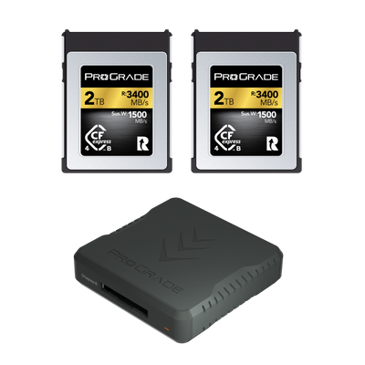 CFexpress Type B Memory Card & Reader Bundle | ProGrade Digital