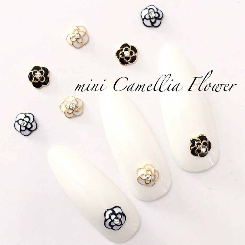 楽天市場】ネイルパーツ【2個】ピクチャーフラワー パール スクエア