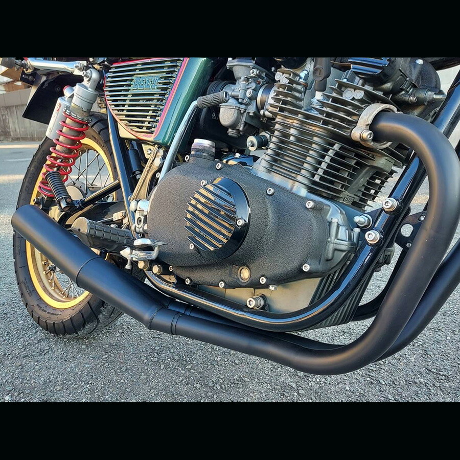 楽天市場】SUZUKI GS400 サイクロン PRETTY メッキ マフラー