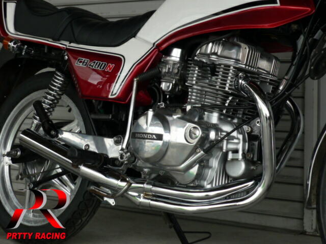 楽天市場】HONDA CB250N CB400N ホーク3 極 サイドクロス管 メガホン