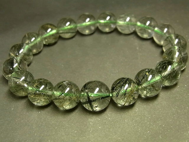 楽天市場】パワーストーン 天然石 最高級 高透明 グリーンルチル