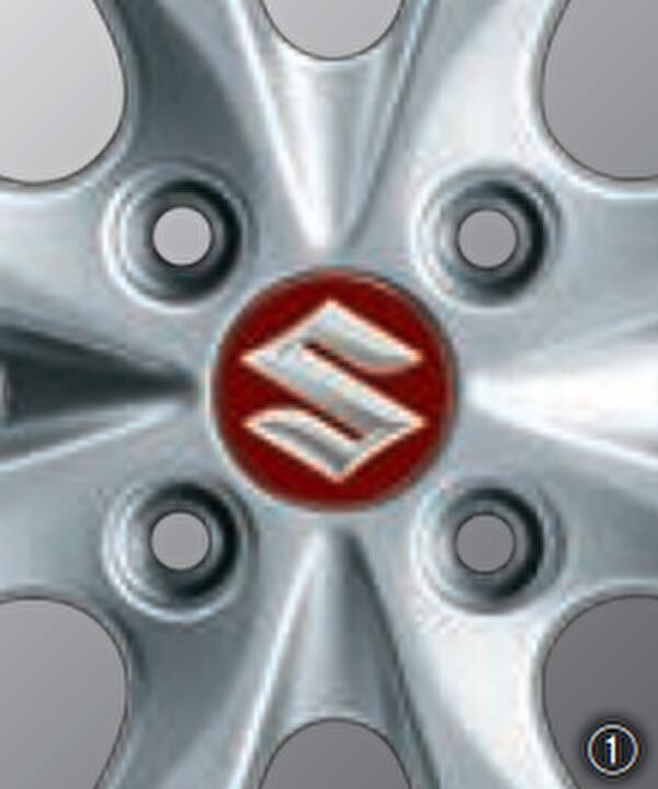 楽天市場】SUZUKI スズキ 純正 アルミホイールセンターキャップ 1台分