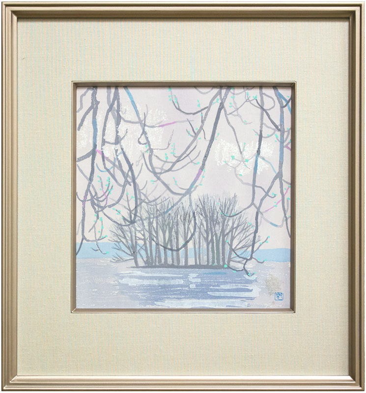 楽天市場】東山魁夷 「 冬の旅 」 岩絵具方式複製画 : 内田画廊