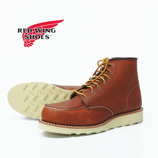 楽天市場】REDWING WOMEN'S レザー 6インチ ラウンドトゥ ブーツ