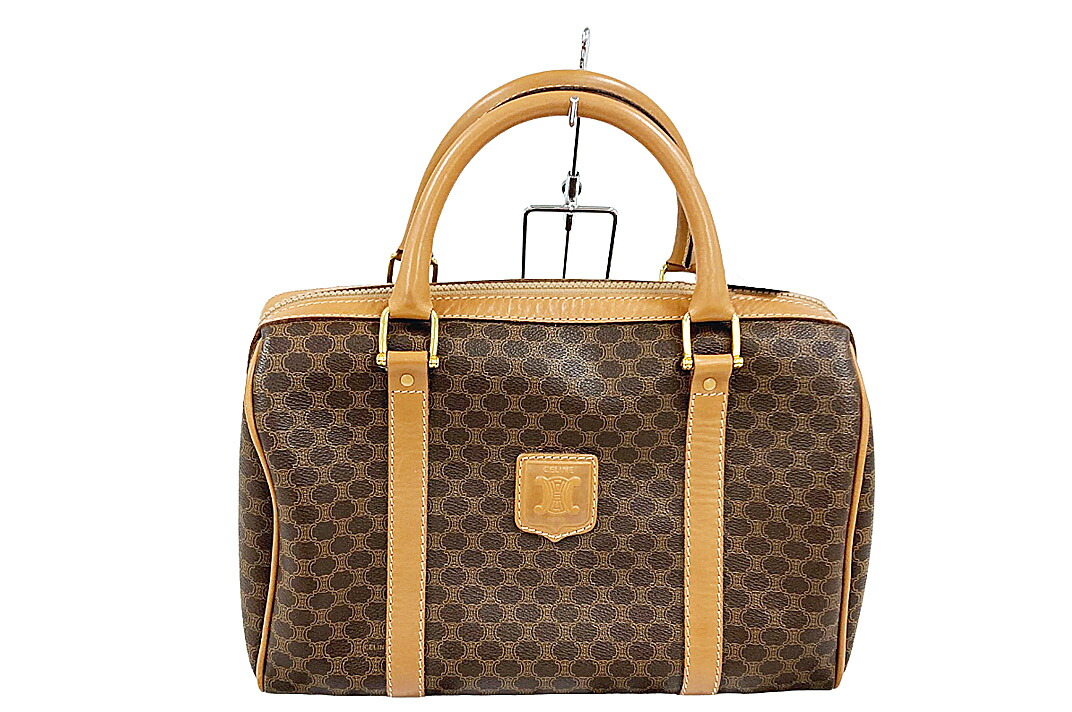 楽天市場】【バッグ】CELINE セリーヌ マカダム柄 ボストンバッグ