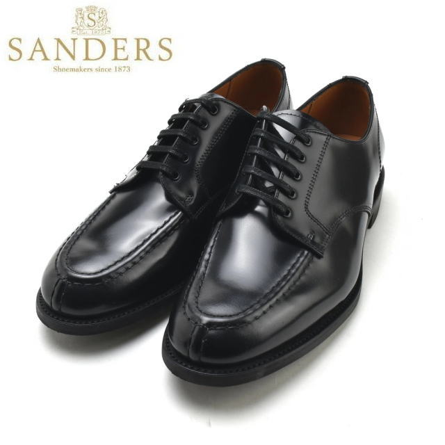 楽天市場】サンダース 靴 Uチップ SANDERS MILITARY APRON DERBY 1130B