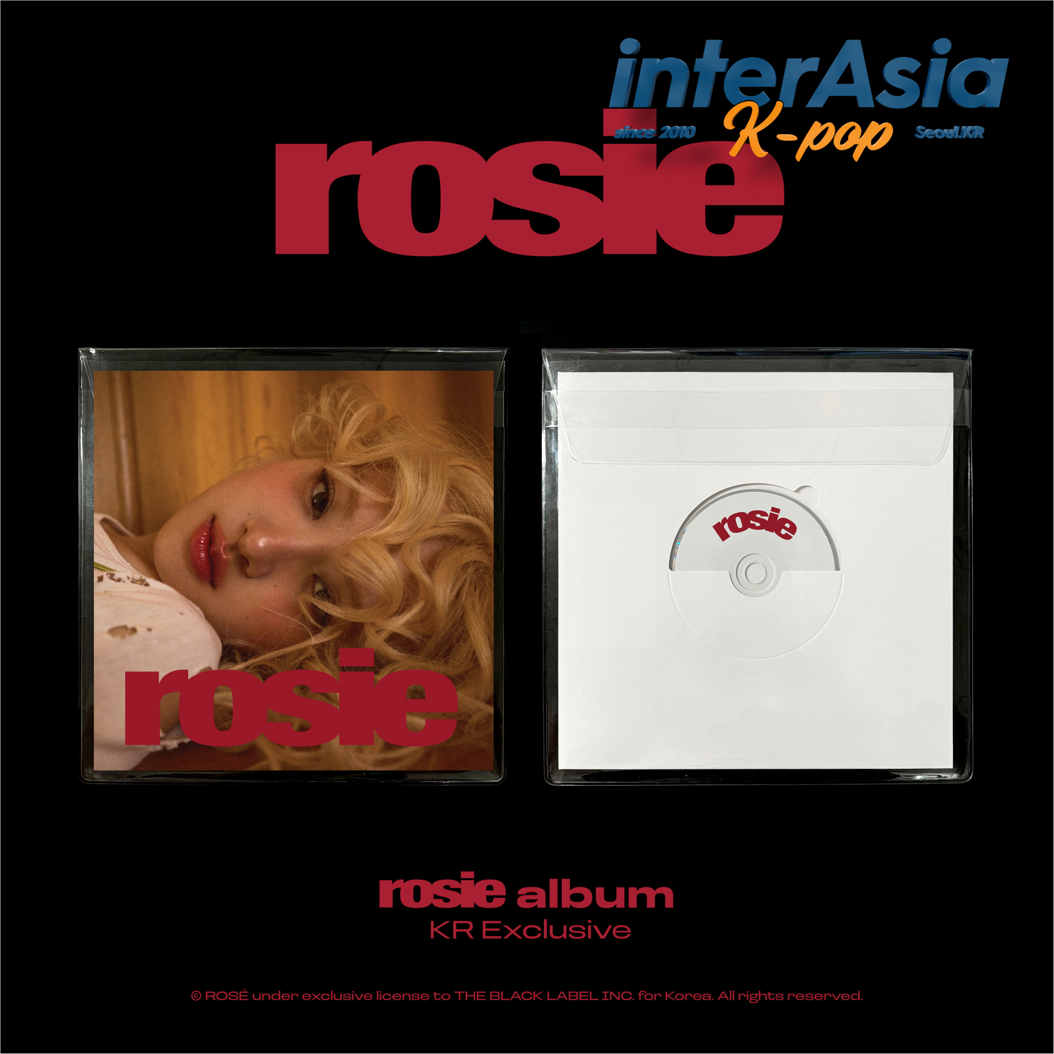 楽天市場】ROSÉ - rosie (Retail Exclusive)/ first studio album
