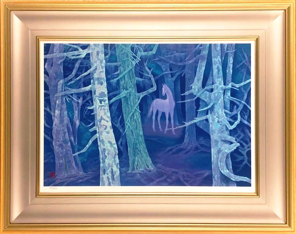 楽天市場】東山魁夷 「朝雲」 工芸画10号 : 小野画廊