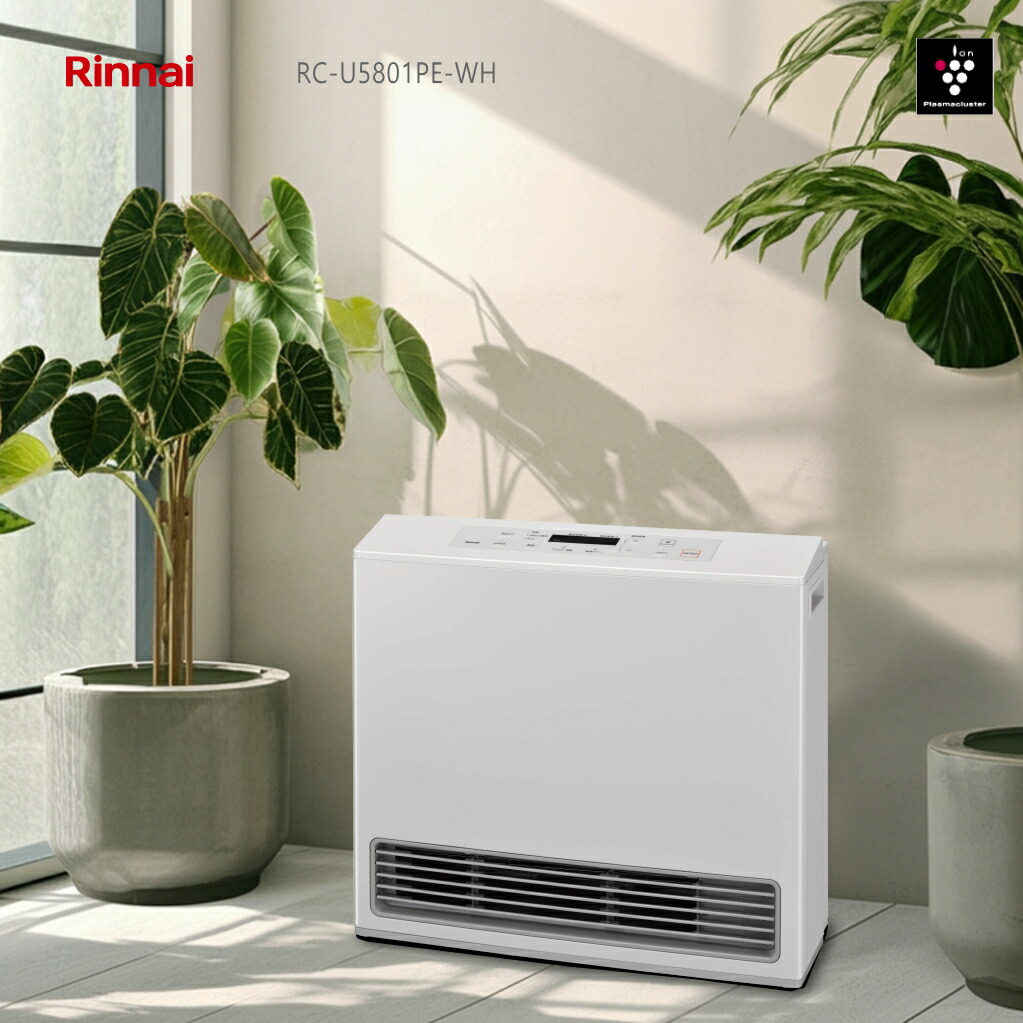 楽天市場】【あんしんの3年保証】リンナイ ガスファンヒーター