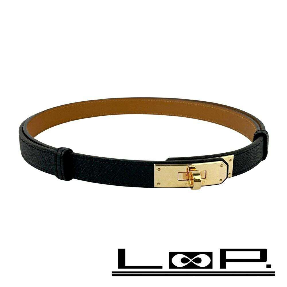 楽天市場】T【HERMES】ケリーベルト18 ホワイト ブラウン レザー