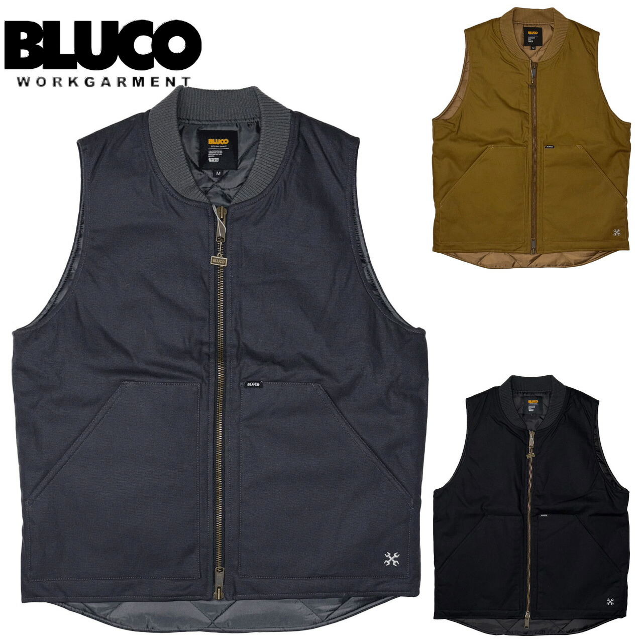 楽天市場】BLUCO ブルコ V NECK DUCK VEST ベスト 155-35-012 : リブラ
