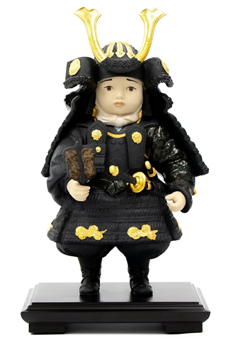 楽天市場】リヤドロ 五月人形 Lladro 子供大将飾り 武者人形 若武者