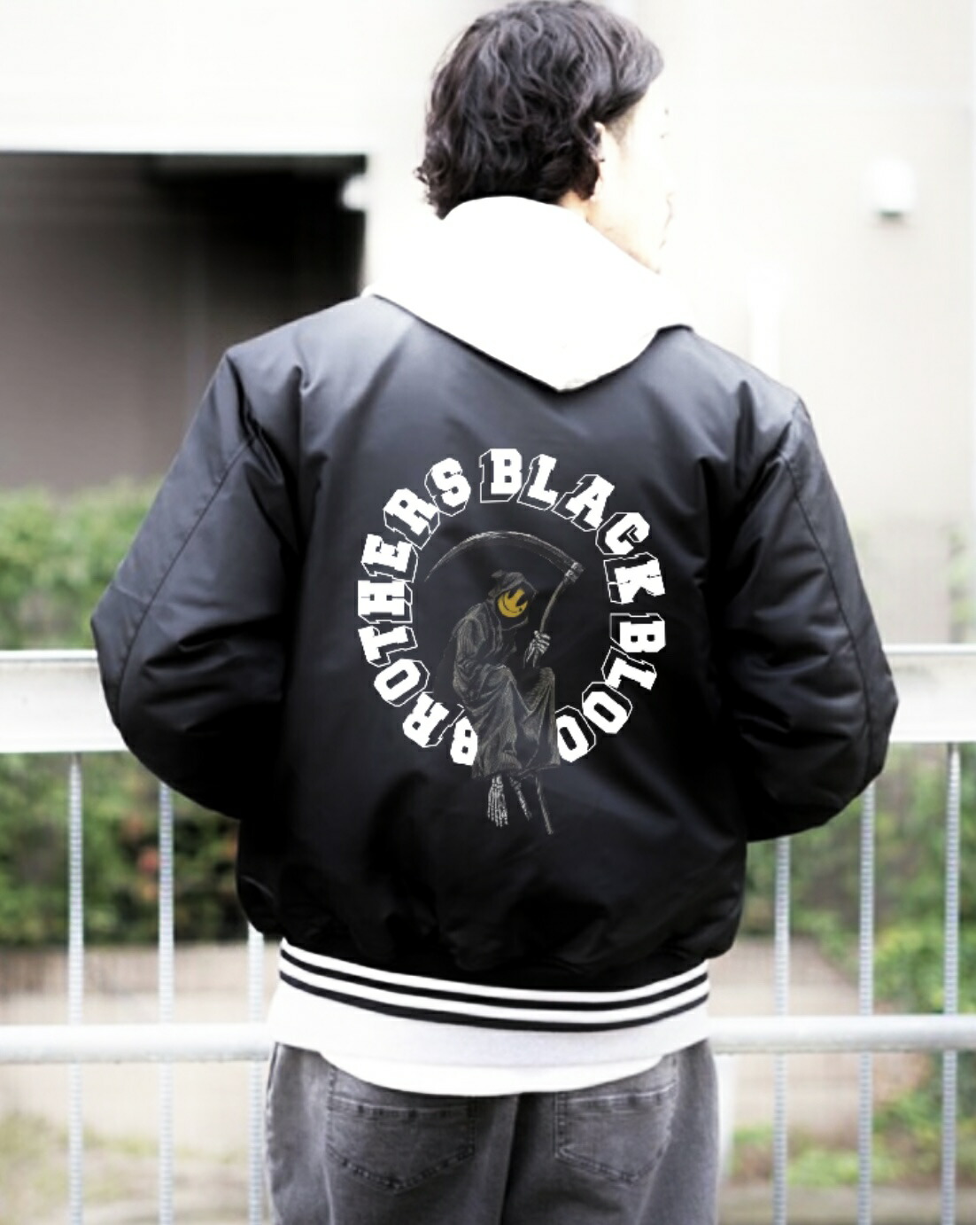 楽天市場】【Black Blood Brothers】スタジアムジャンパー スタジャン