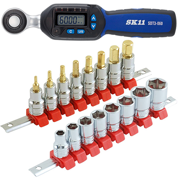 楽天市場】【即日出荷】藤原産業 SK11 デジタルトルクレンチ＆ヘックス