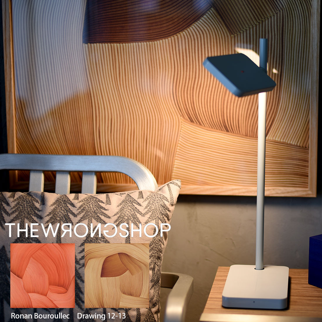 楽天市場】THEWRONGSHOP ザロングショップ ロナン・ブルレック Drawing