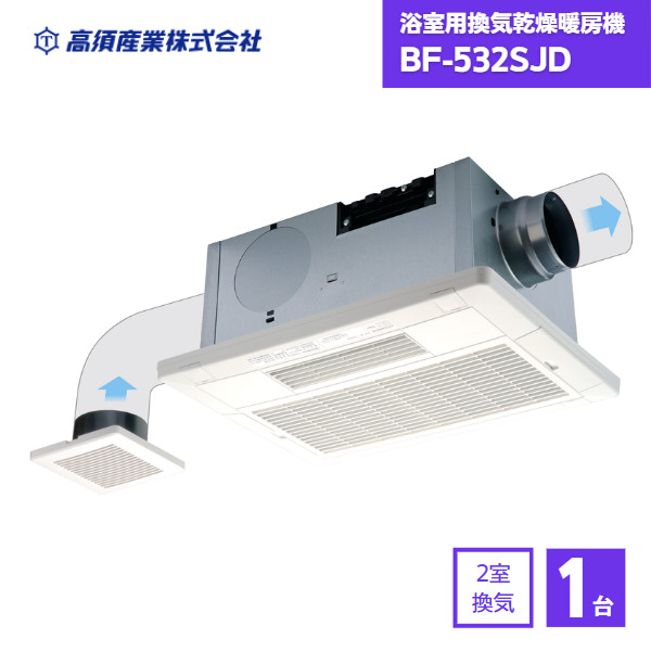 楽天市場】【最短翌日お届け】 浴室乾燥機 BF-231SJA 高須産業 1室換気