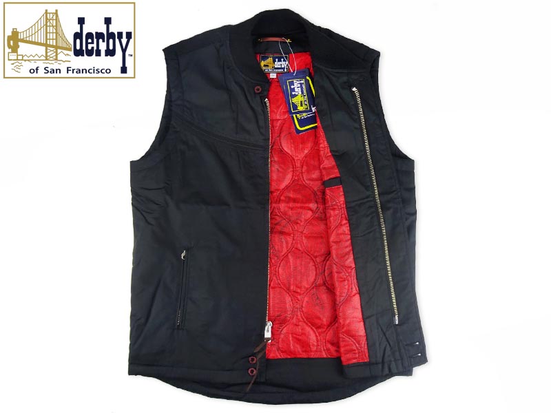 Derby Of San Francisco ダービーベスト ブラック M 新品 Derby of San