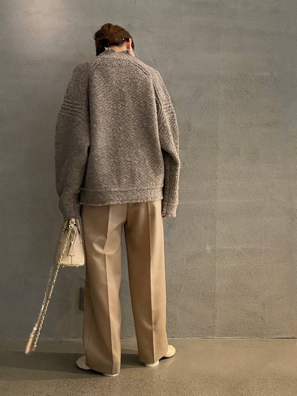 SALE／30%OFF】Curensology ツイーディヤーンニットカーディガン