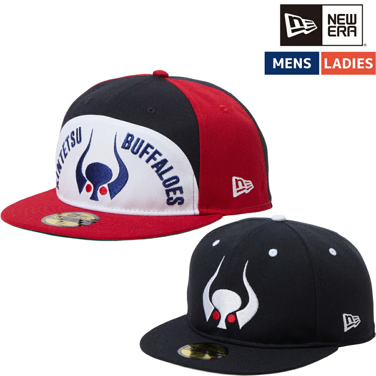 楽天市場】ニューエラ 5950キャップ ブラックロゴ NPB カスタム 大阪