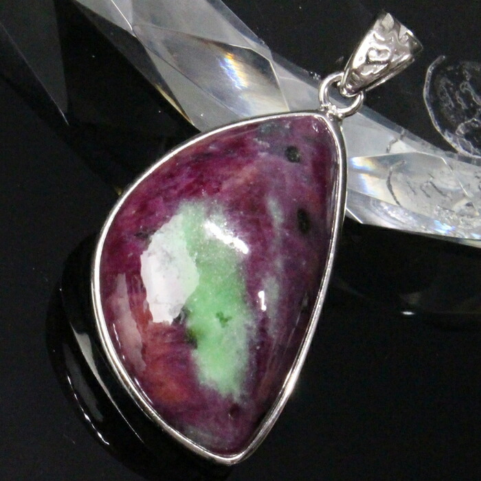 楽天市場】ルビーインゾイサイト ペンダントトップ インド産 天然石