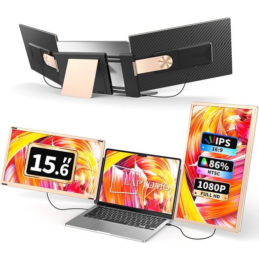 楽天市場】LaptomoS3ノートパソコンデュアルモニター14インチ