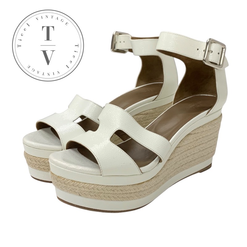 楽天市場】HERMES エルメス イラナ エスパドリーユ ウェッジソール