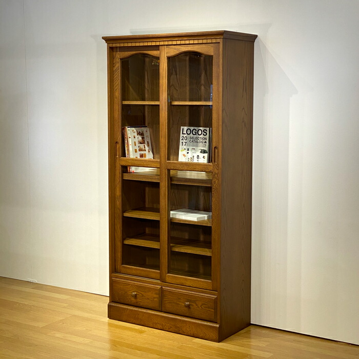 楽天市場】書棚 本棚 国産家具 日本家具 引き戸 引戸 国産 日本製 北海