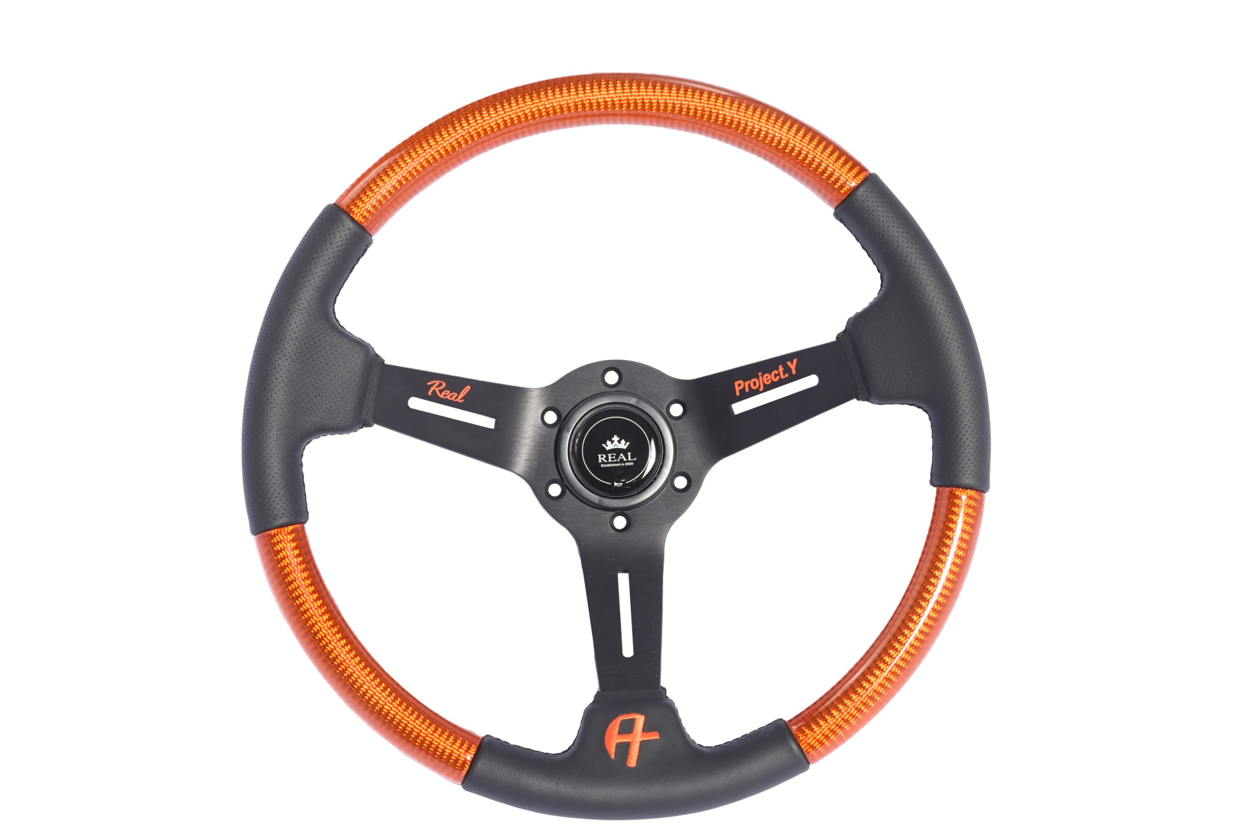 Project.Y ステアリングホイール／オレンジカーボン - 株式会社リブレ