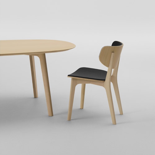 ラウンディッシュ チェア(張座 / ビーチ / ナチュラルホワイト