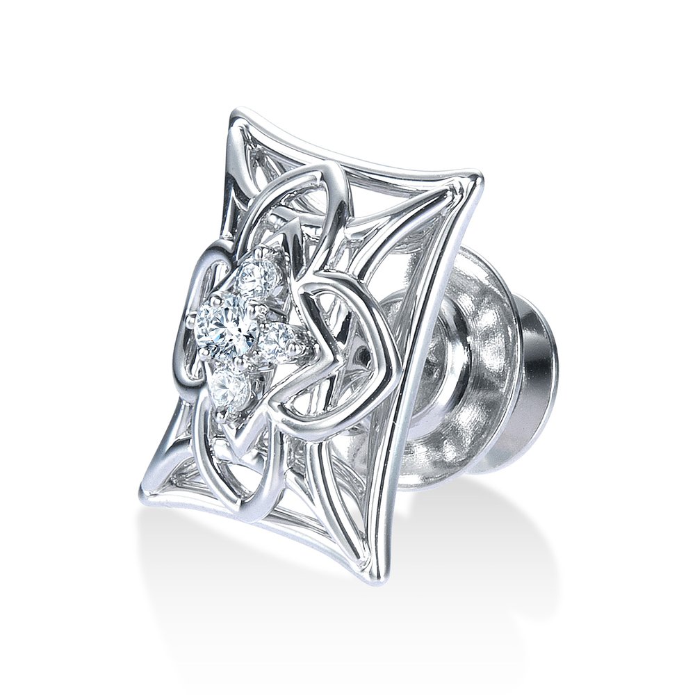 シーリング プラチナ ダイヤモンドピンブローチ JBA0056BP│ロイヤル