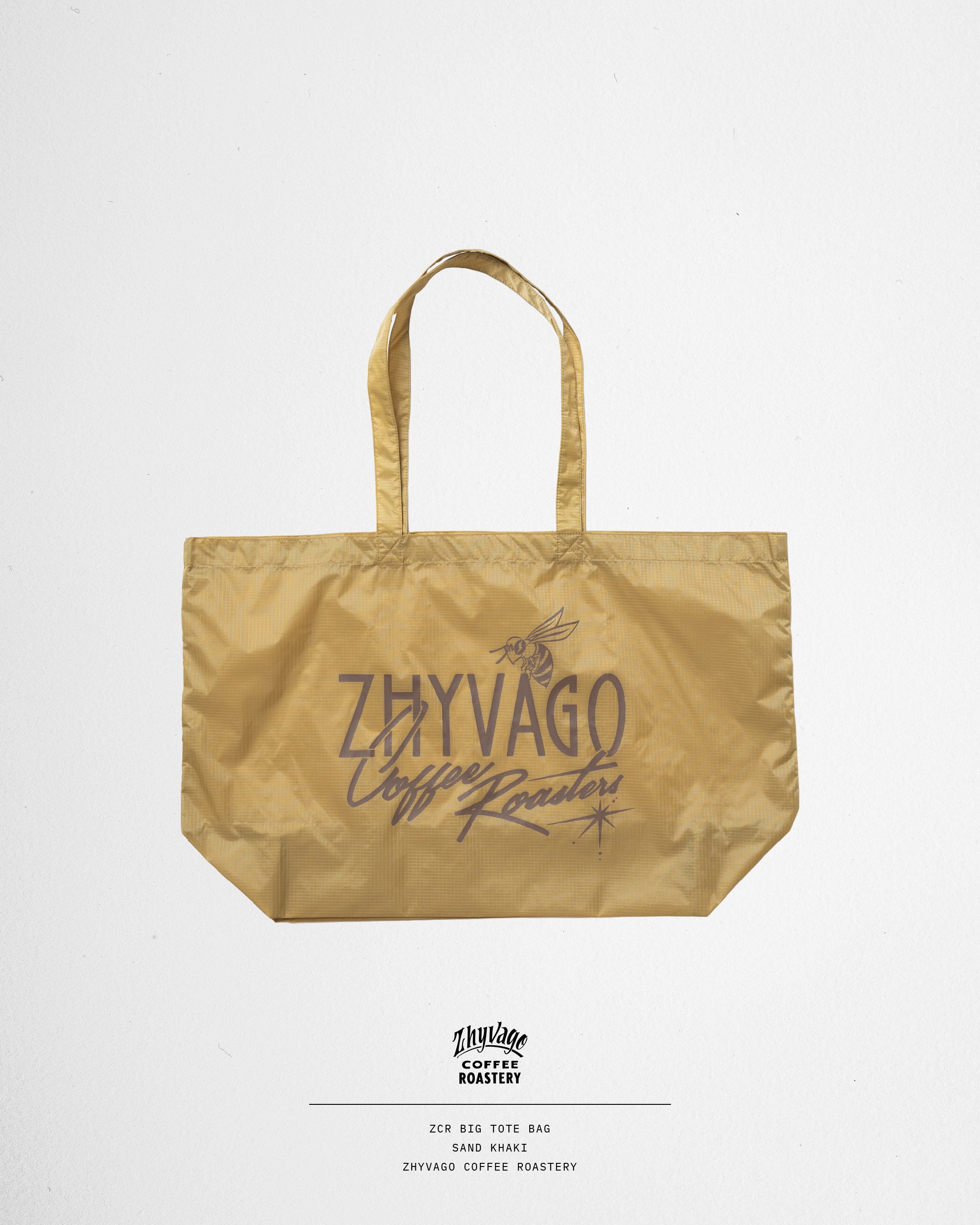 ROASTERS BEE Nylon Ripstop Big Tote Bag