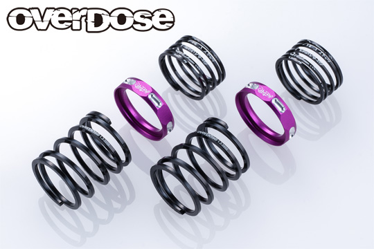 4Edge ツインスプリング1.2-2055 ( 線径□1.2, 5.5 巻, 自由長20mm